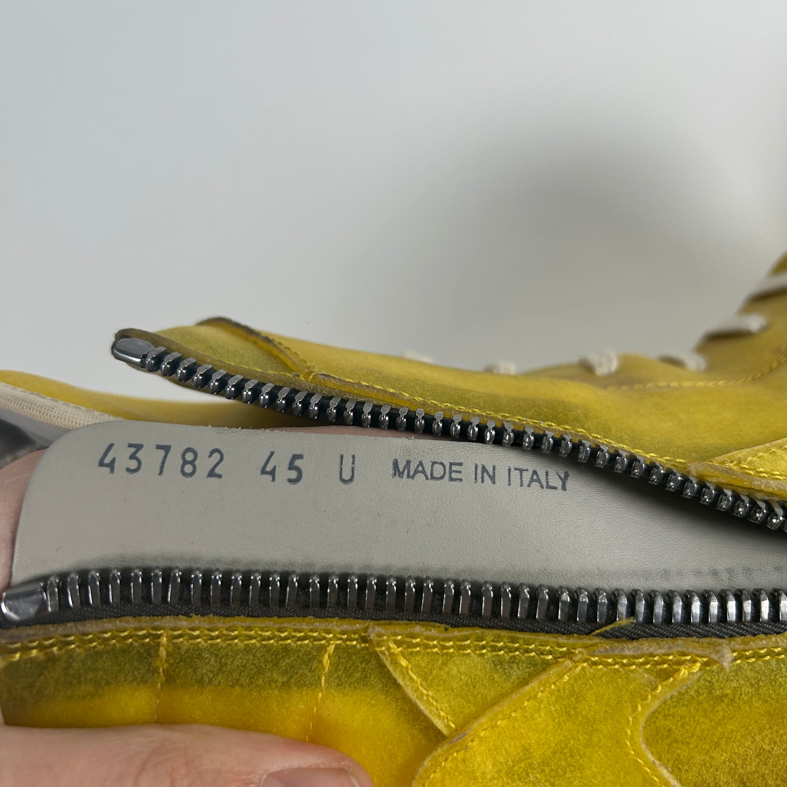 Rick Owens EDFU Lemon Geobaskets Size 45