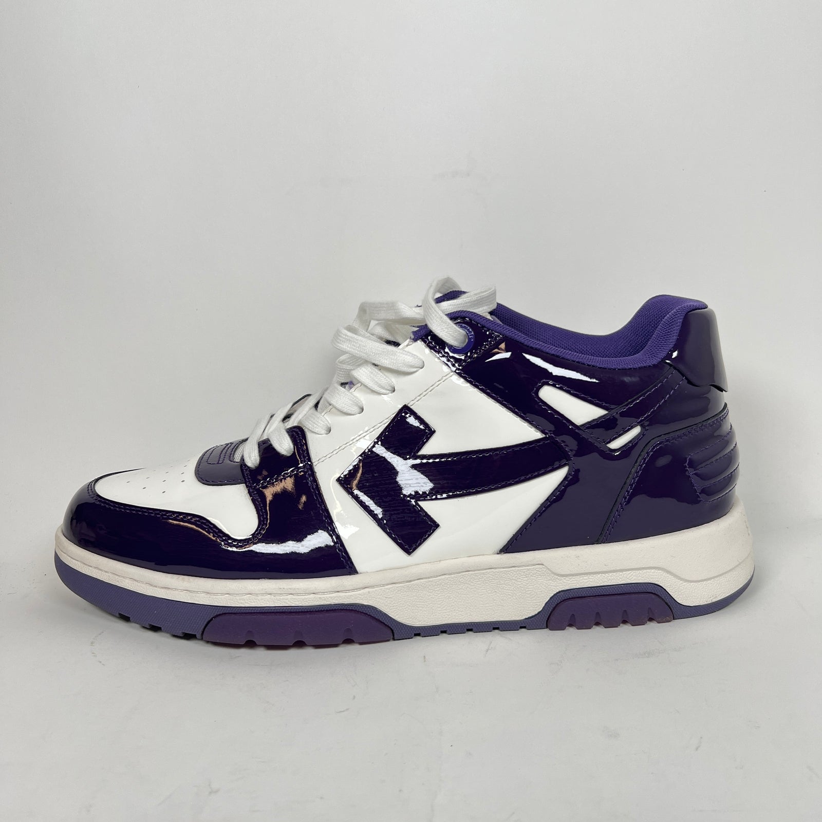 Off White Purple Out The Office Sneaker Size 46