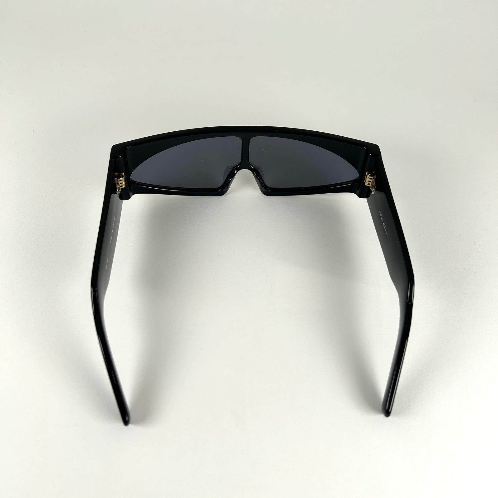 Rick Owens SS20 Tecuatl Gene Black Sunglasses