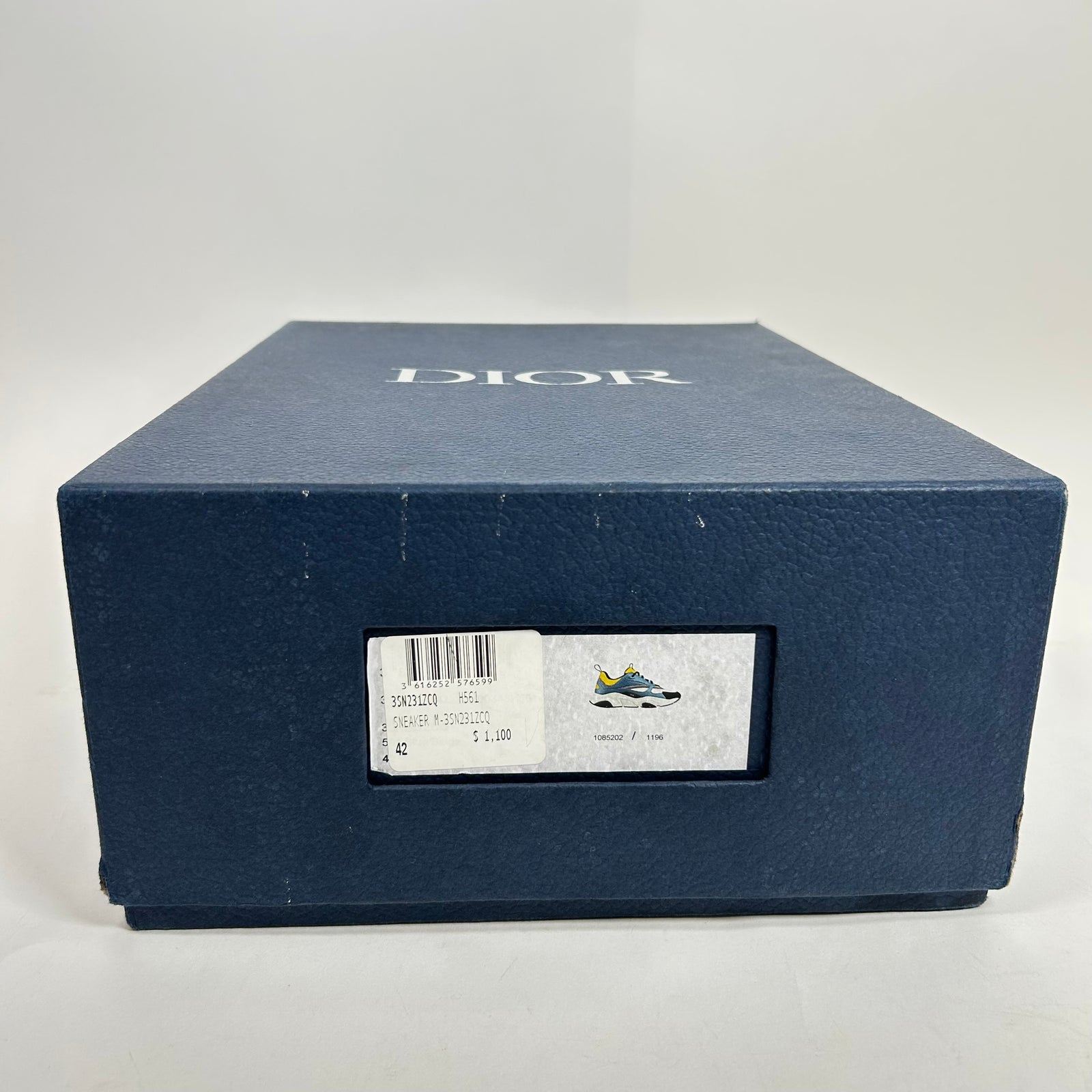 Dior B22 Blue/Yellow Sneaker Size 42