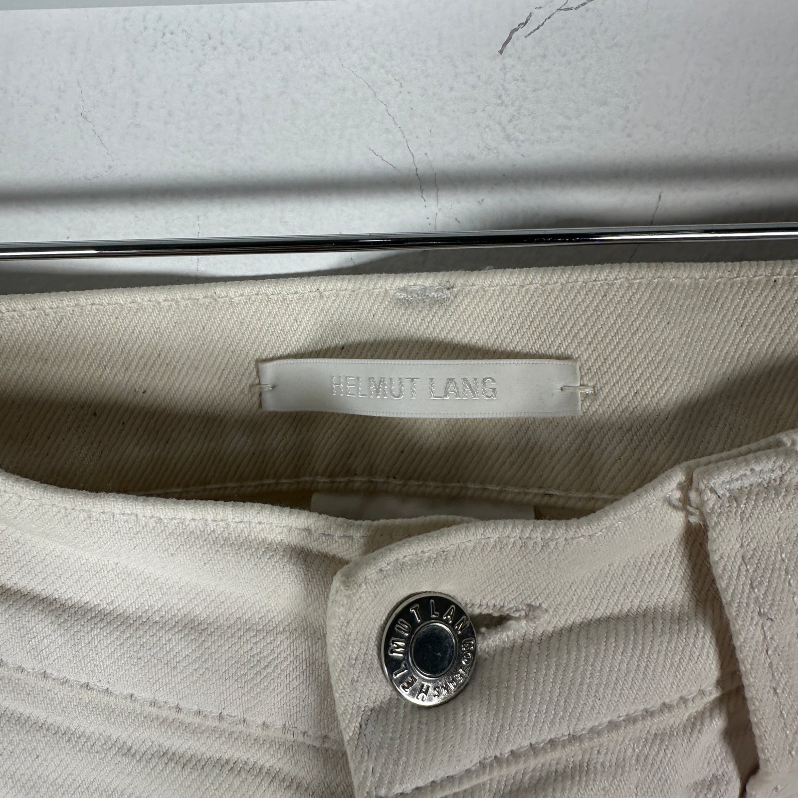 Helmut Lang White 5 Pocket Denim Size 32