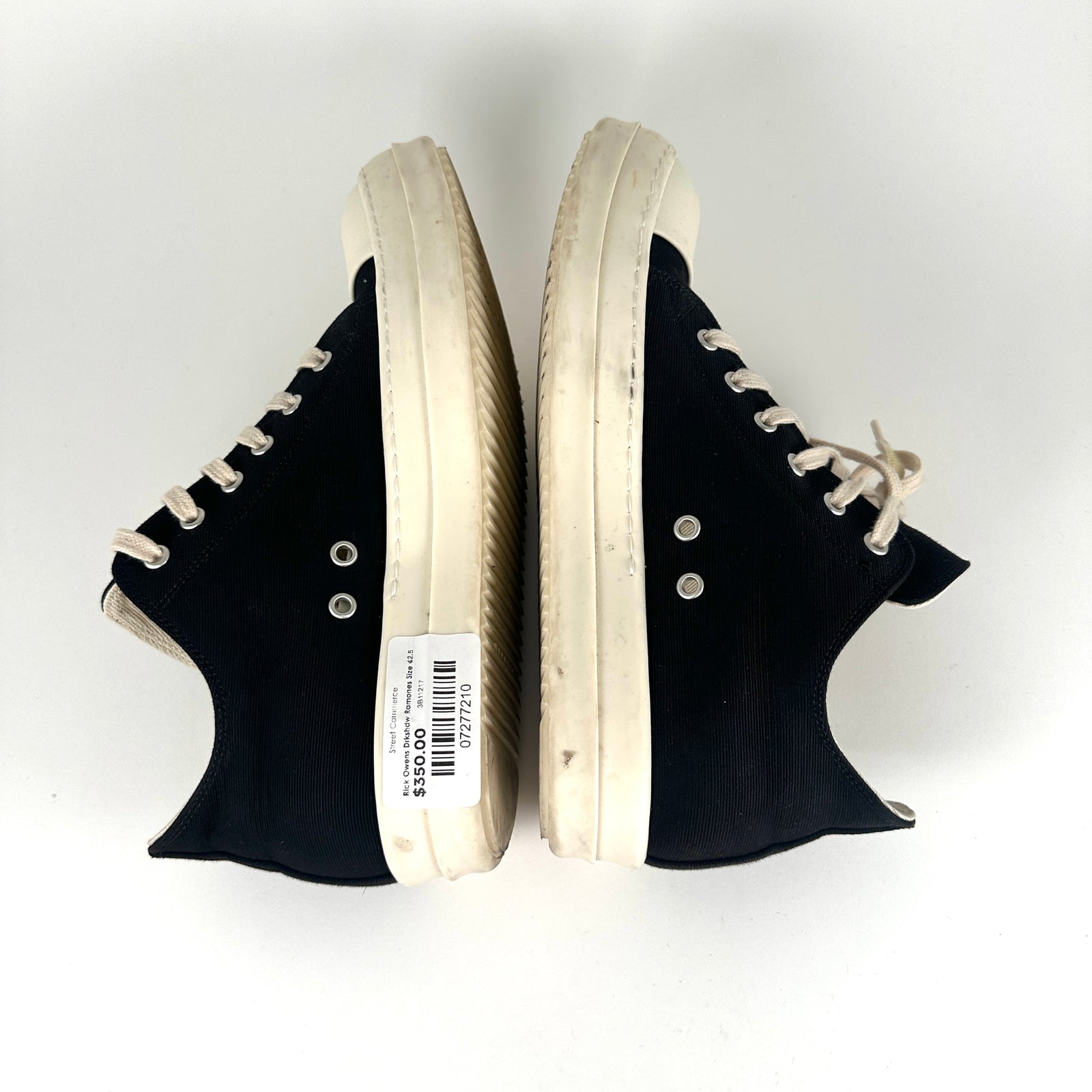 Rick Owens Drkshdw Ramones Size 42.5