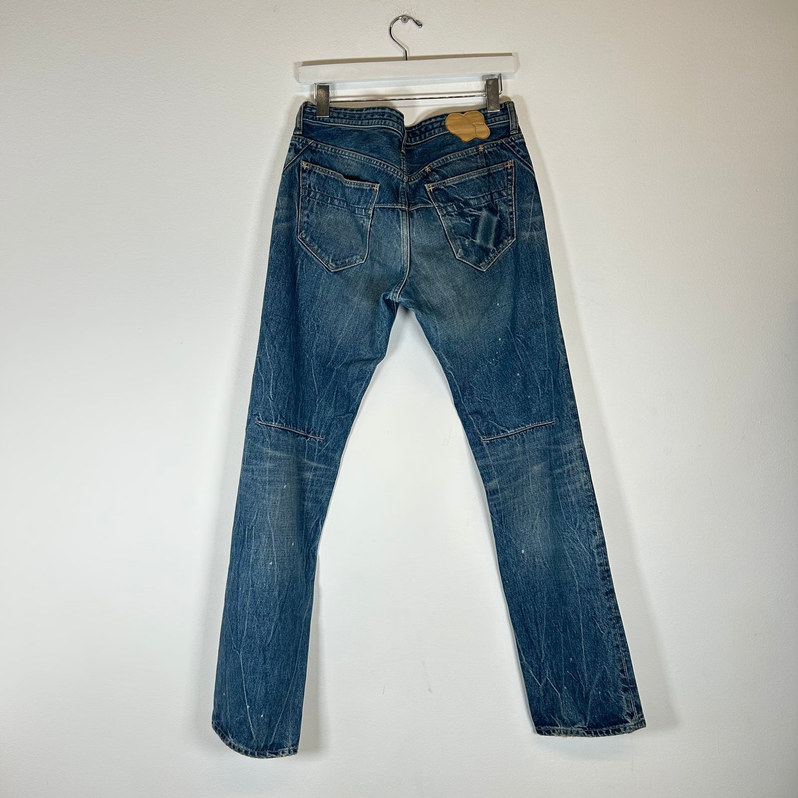 Number Nine Blue Wash Pain Denim Size 32