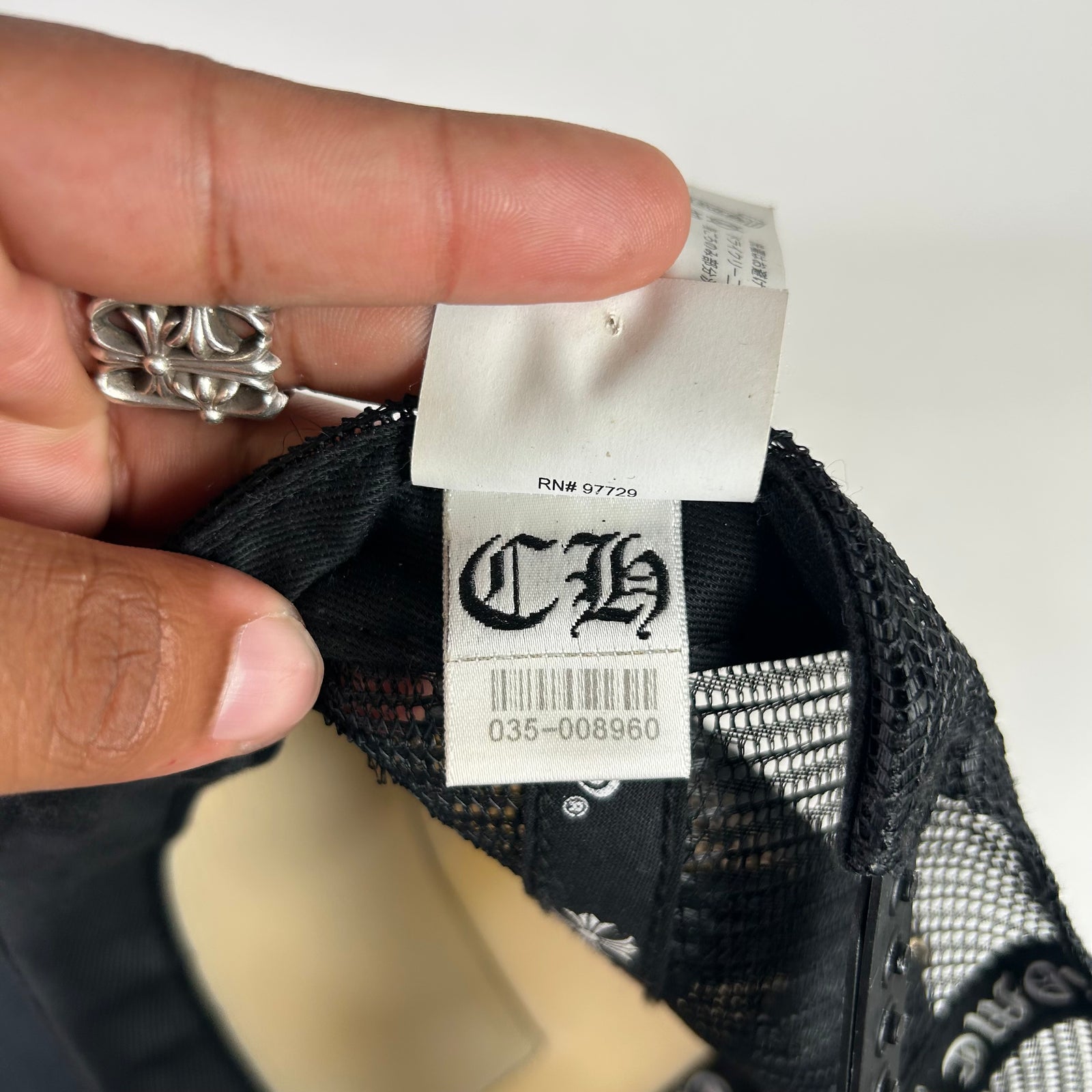 Chrome Hearts Smoked Fuck Hollywood Trucker Hat