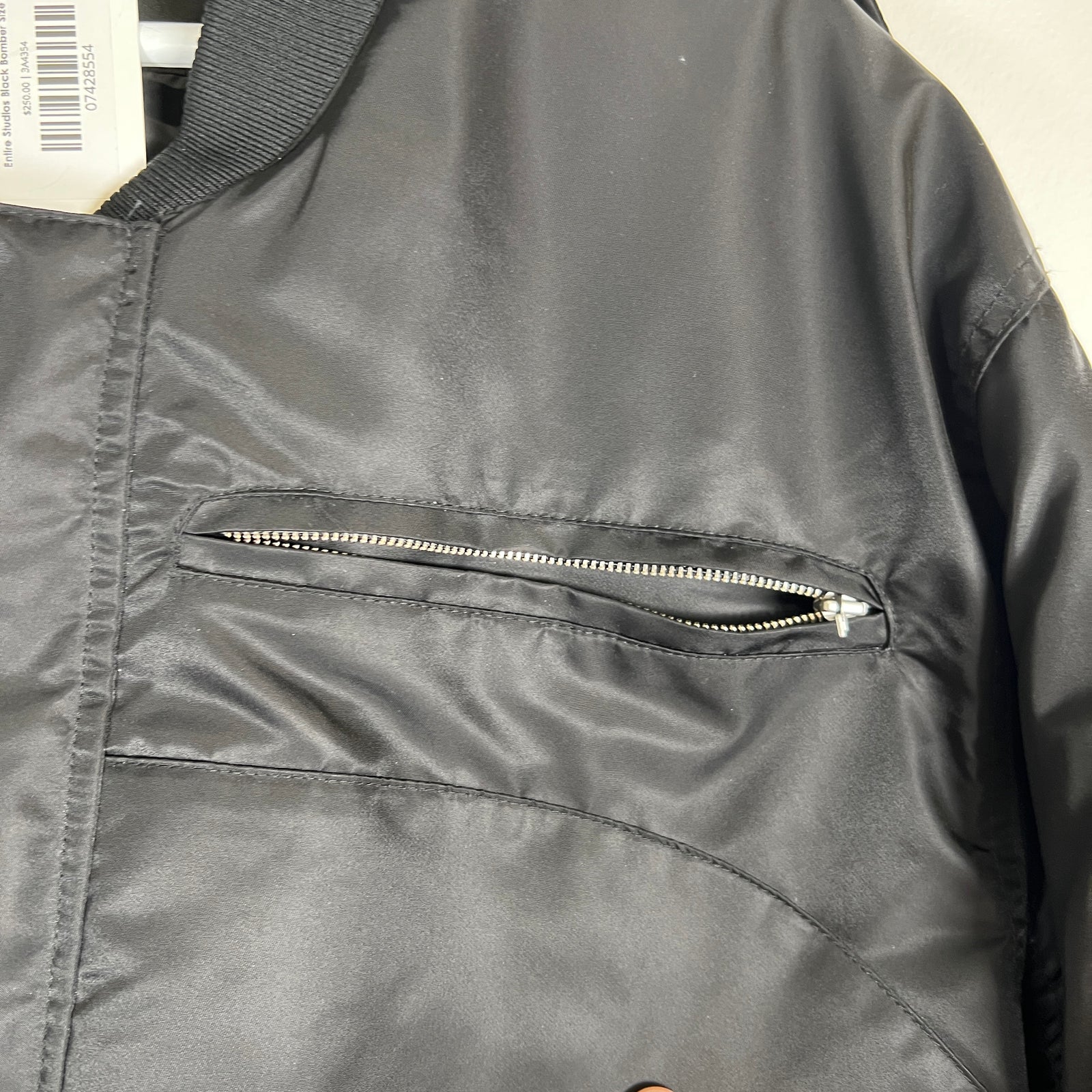 Entire Studios Black Bomber Size M