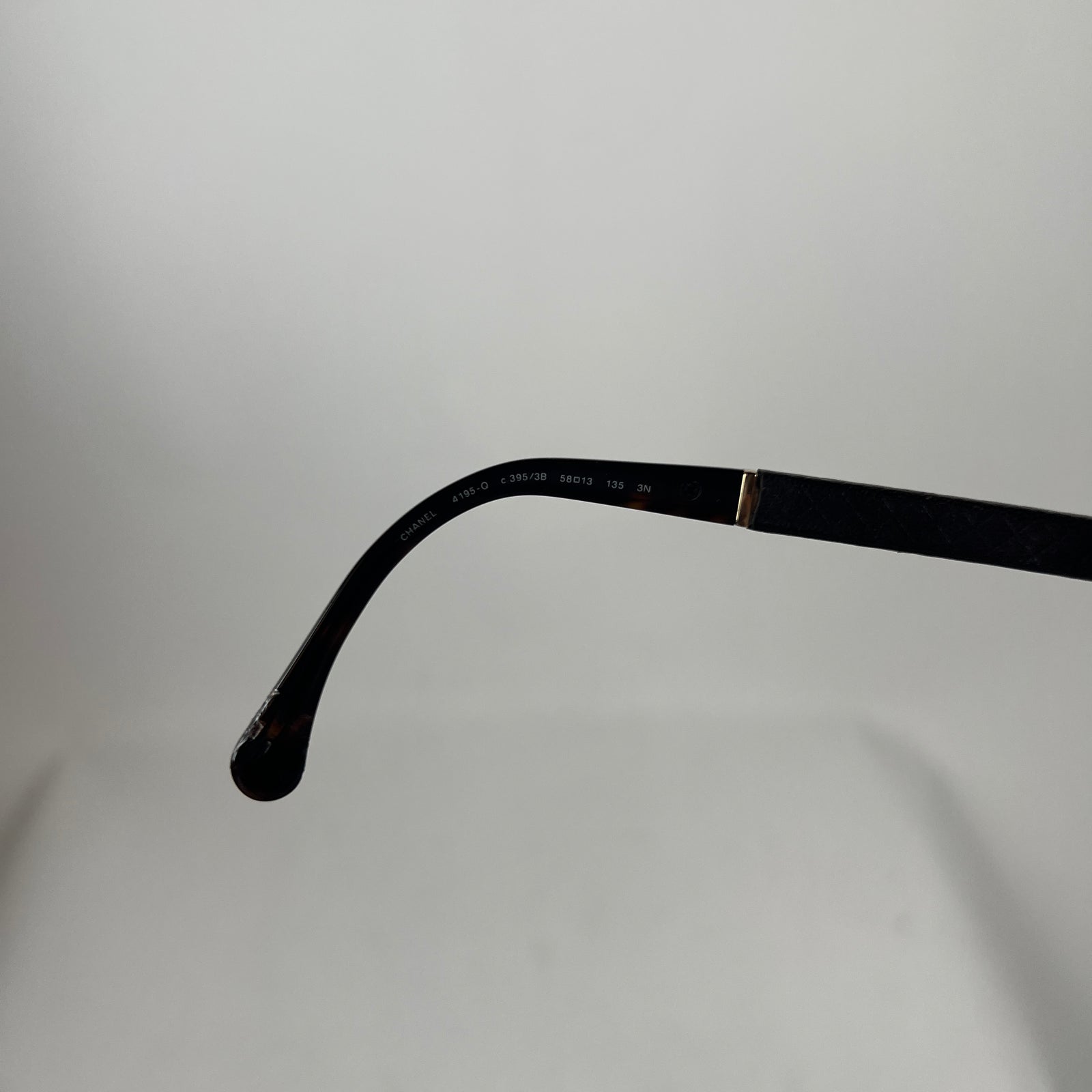 Chanel Lambskin Quilted CC Aviator Sunglasses