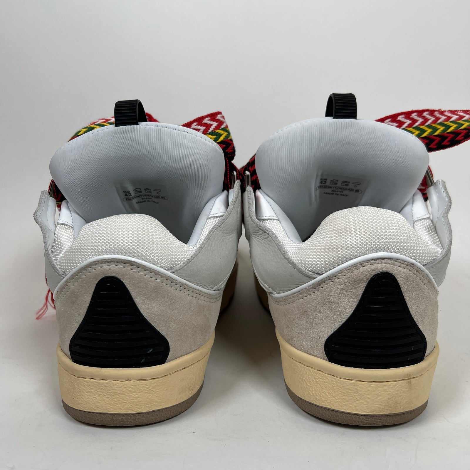Lanvin White OG Curb Sneaker Size 42