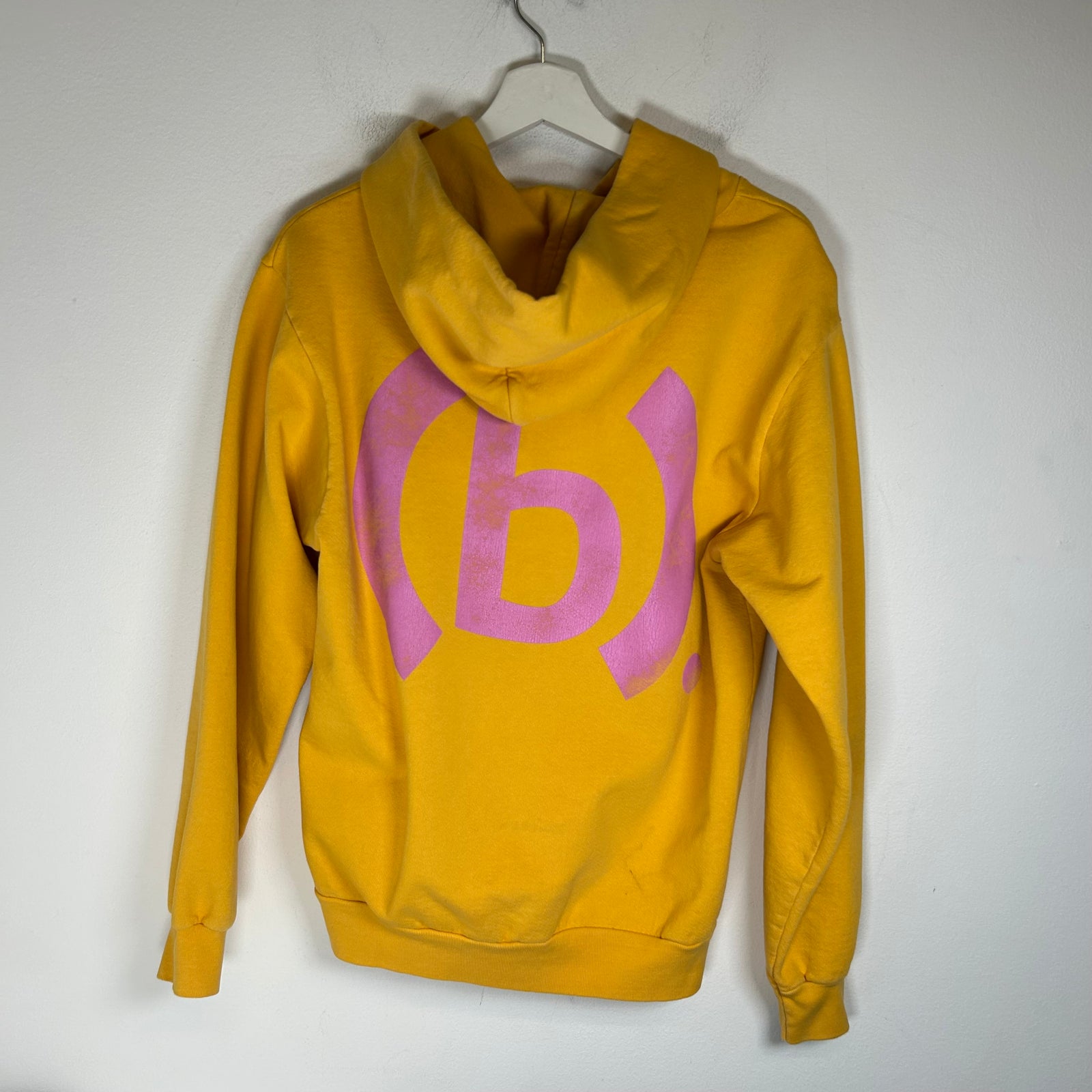 (B)Stroy Yellow F**k NYPD Hoodie Size S