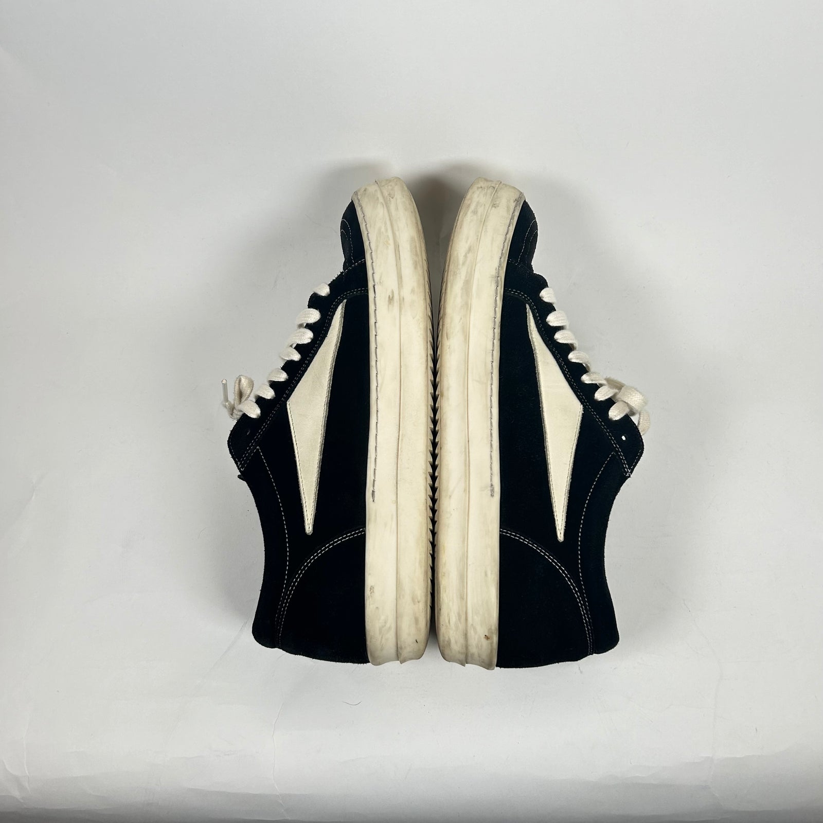 Rick Owens Black Mainline Suede Vans Size 9