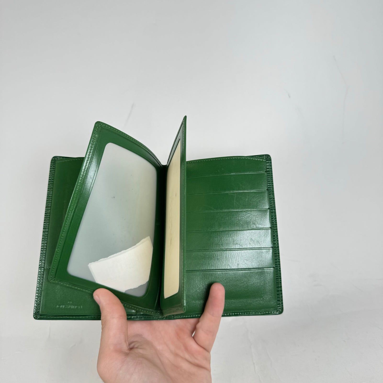 Louis Vuitton Green Epi Leather Wallet