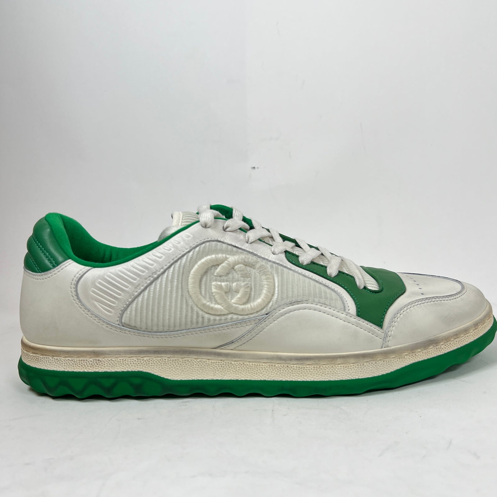 Gucci Off White Green Mac 80 Sneaker Size GG 11