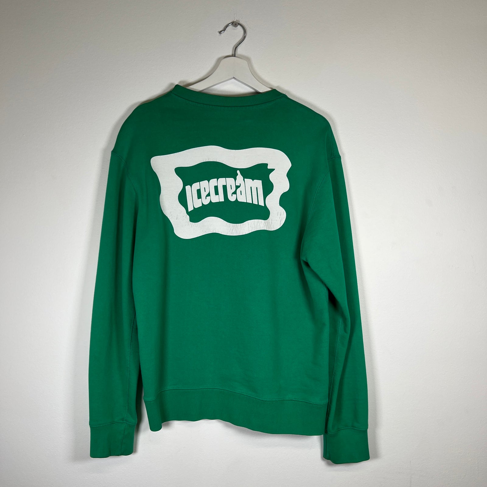 Ice Cream Graphic Green Crewneck