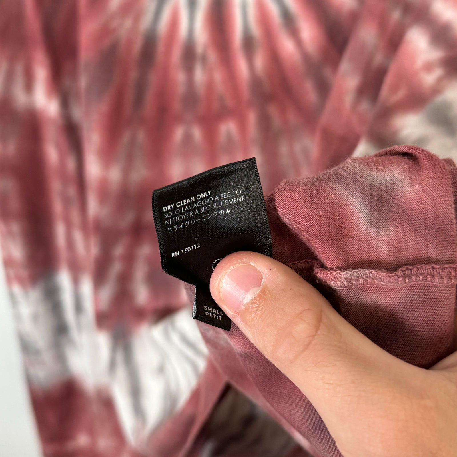 Amiri Tye Dye Logo Tee Size S
