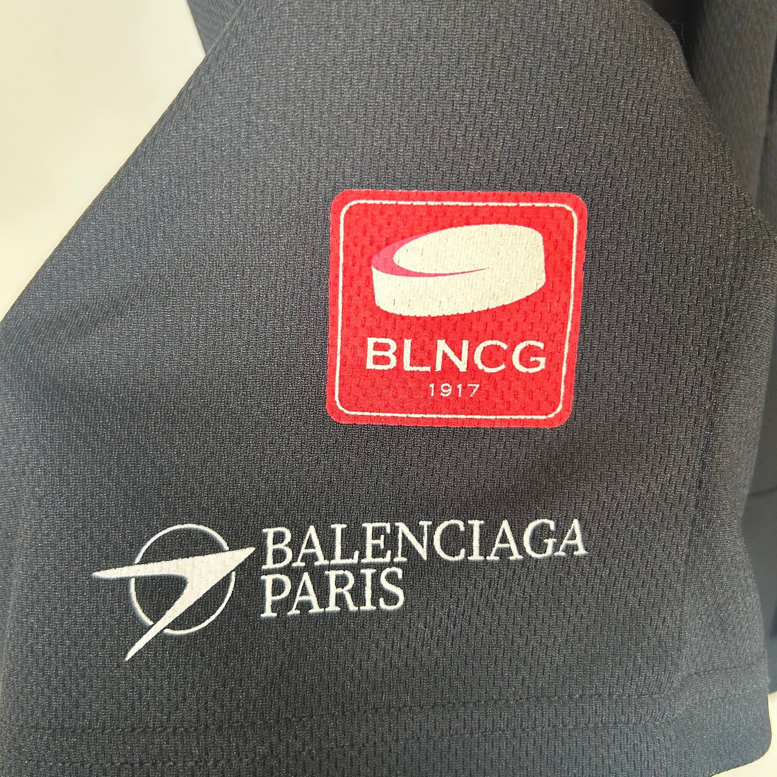 Balenciaga Black Mesh Hockey Shorts Size XXL