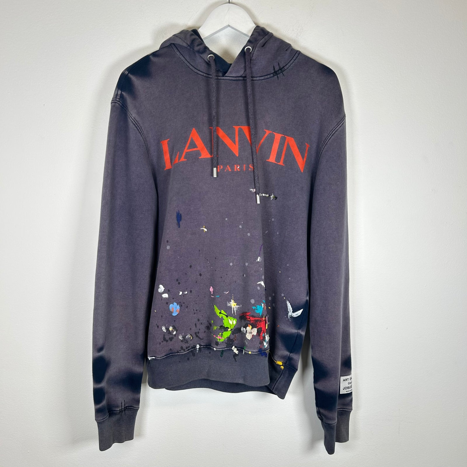 Lanvin x Gallery Dept Paint Splatter Hoodie Size S