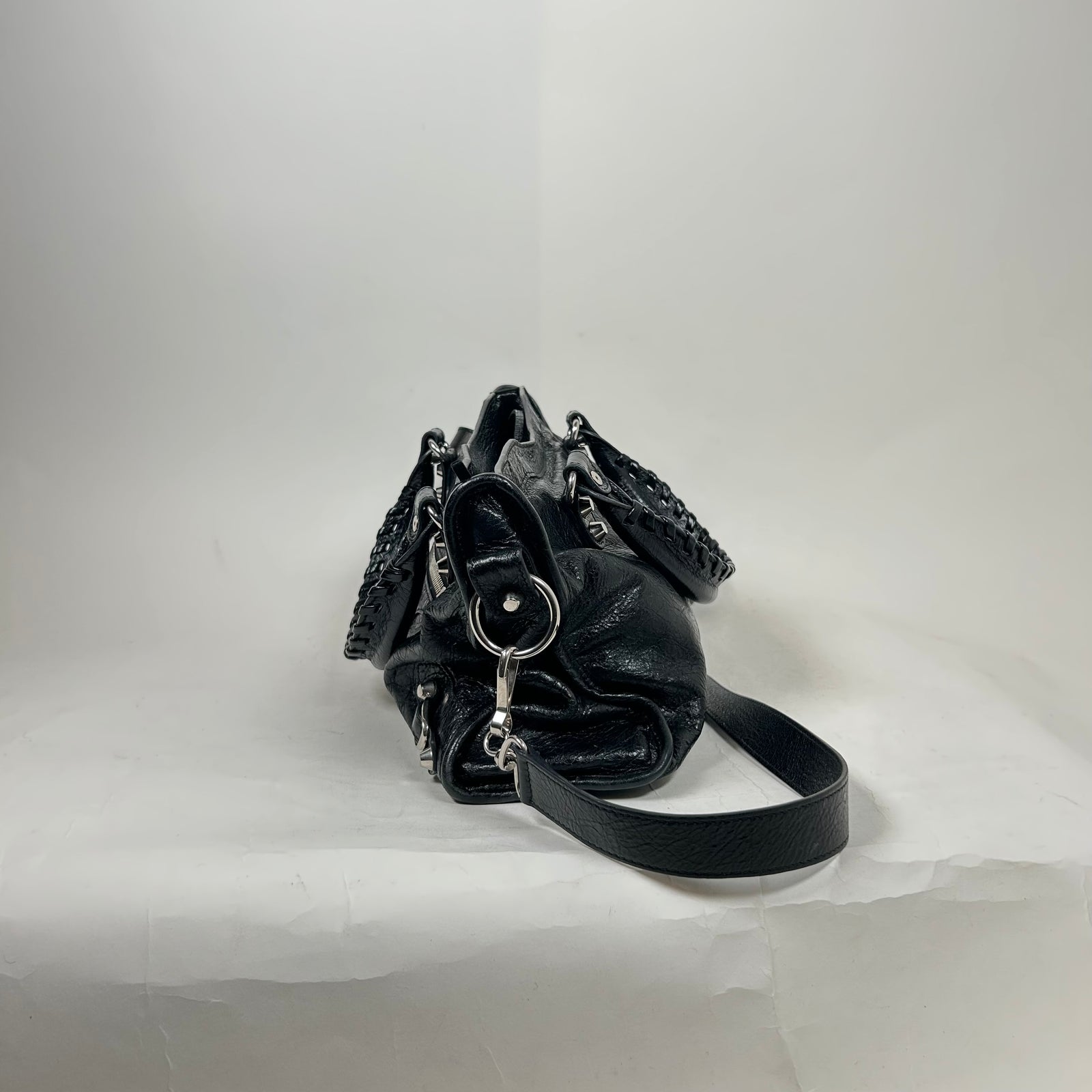 Balenciaga Black Le City Leather Bag