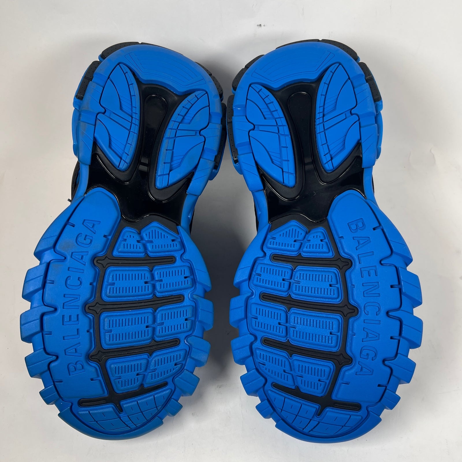 Balenciaga Blue/Yellow LED Track Sneaker Size 44