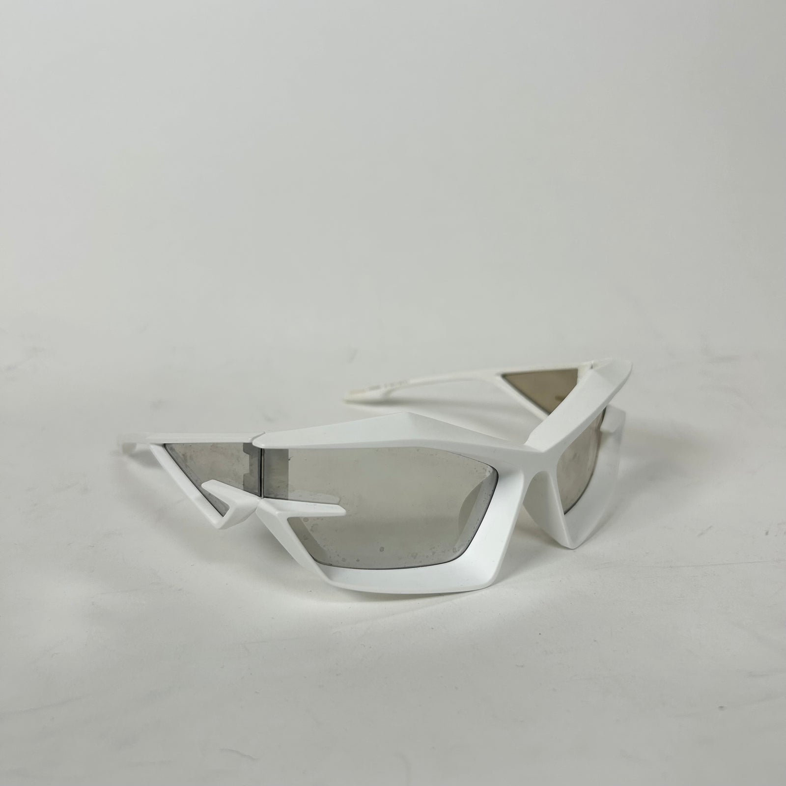 Givenchy White Matte Giv-Cut Sunglasses