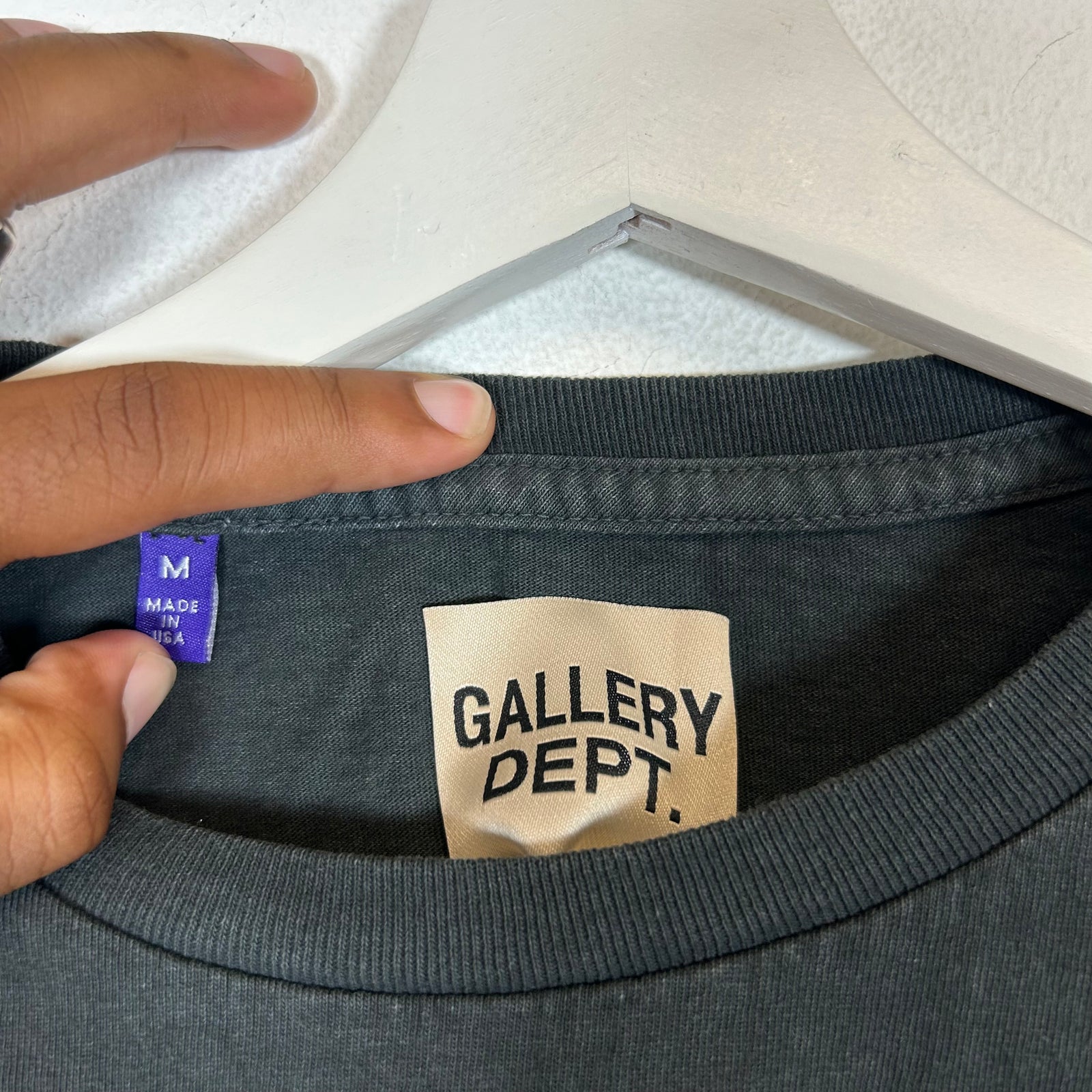Gallery Dept Vintage Black ATK Logo T-Shirt Size M