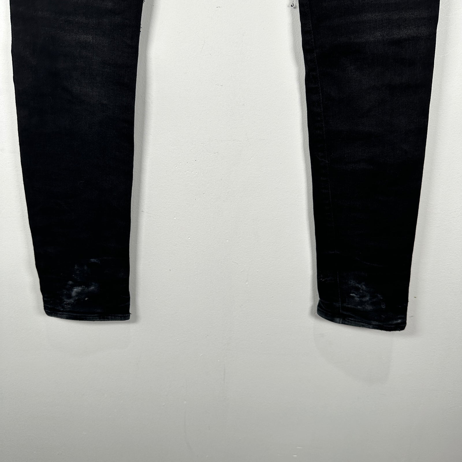 Amiri MX1 Black Paisley Patch Jeans Size 28