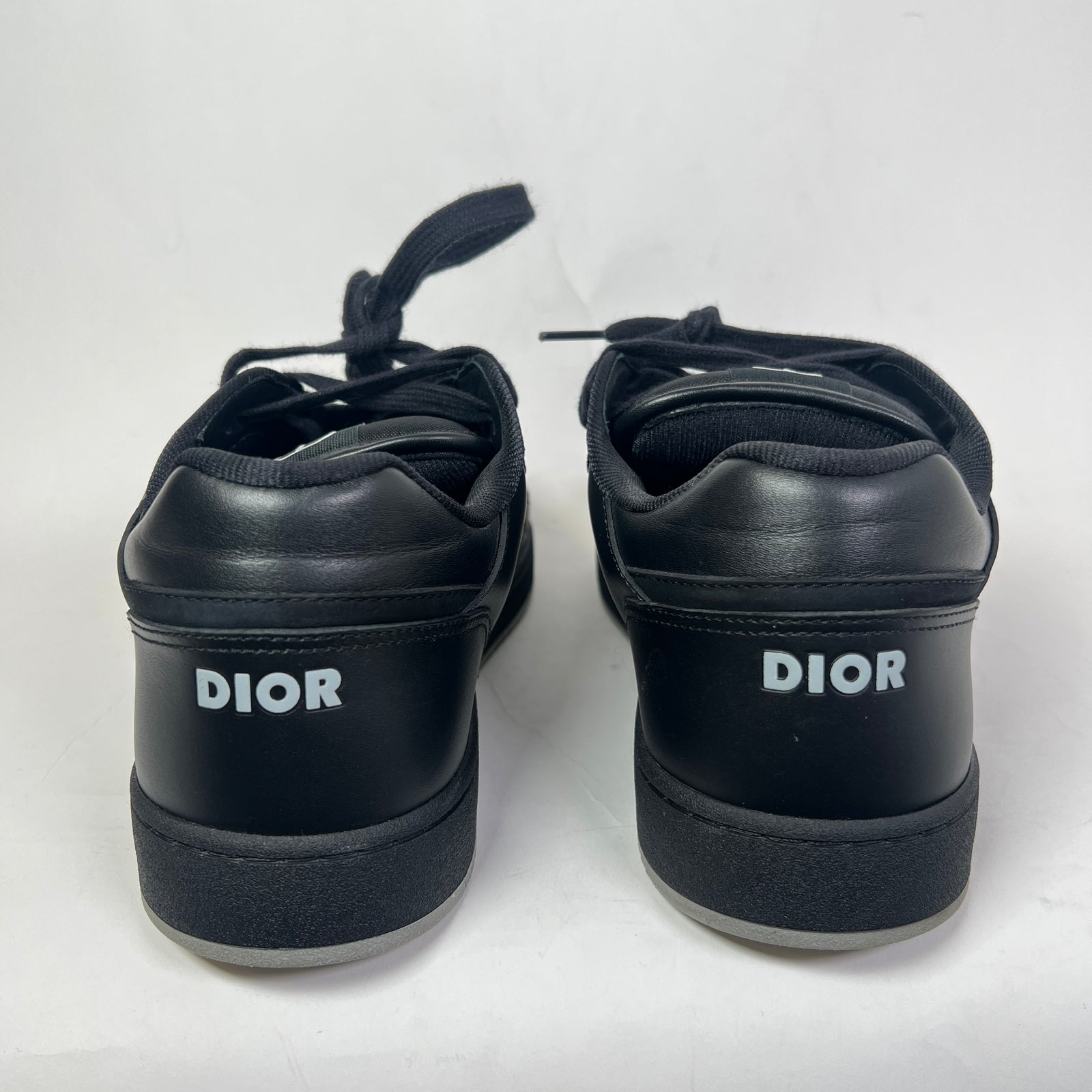 Dior B27 Triple Black Oblique Uptown Sneaker Size 44