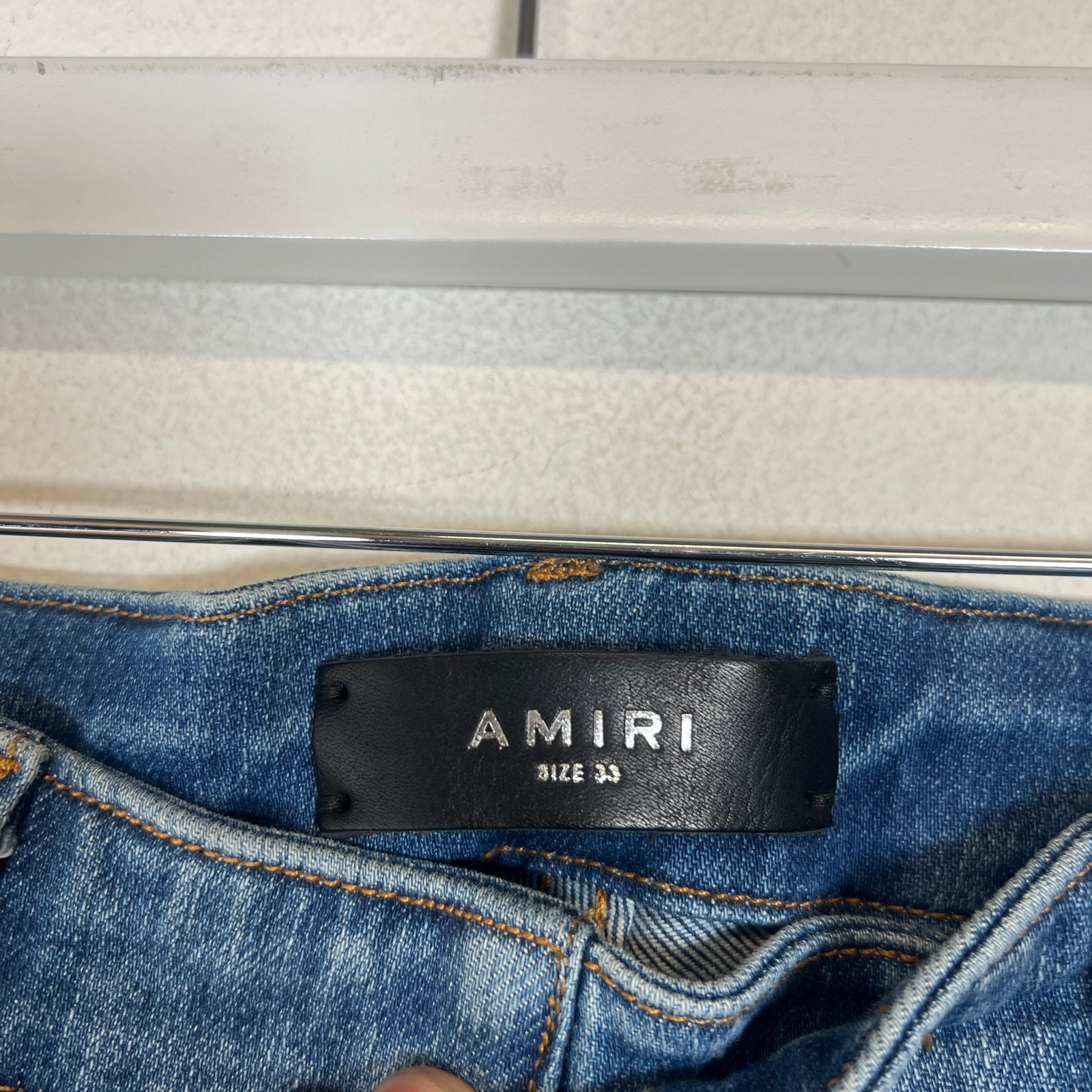 Amiri Blue Tactical Cargo Jeans Size 33