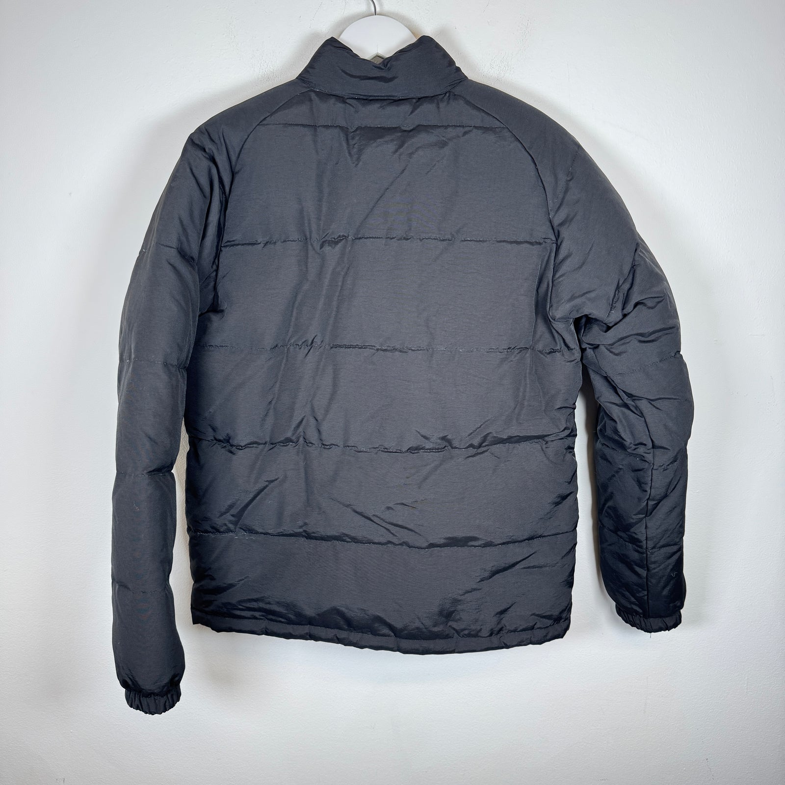 Bape Black Nylon Down Puffer Jacket Size L