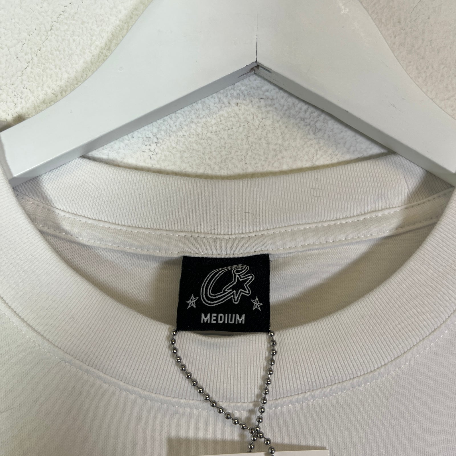 Corteiz White Allstarz Logo T-Shirt Size M