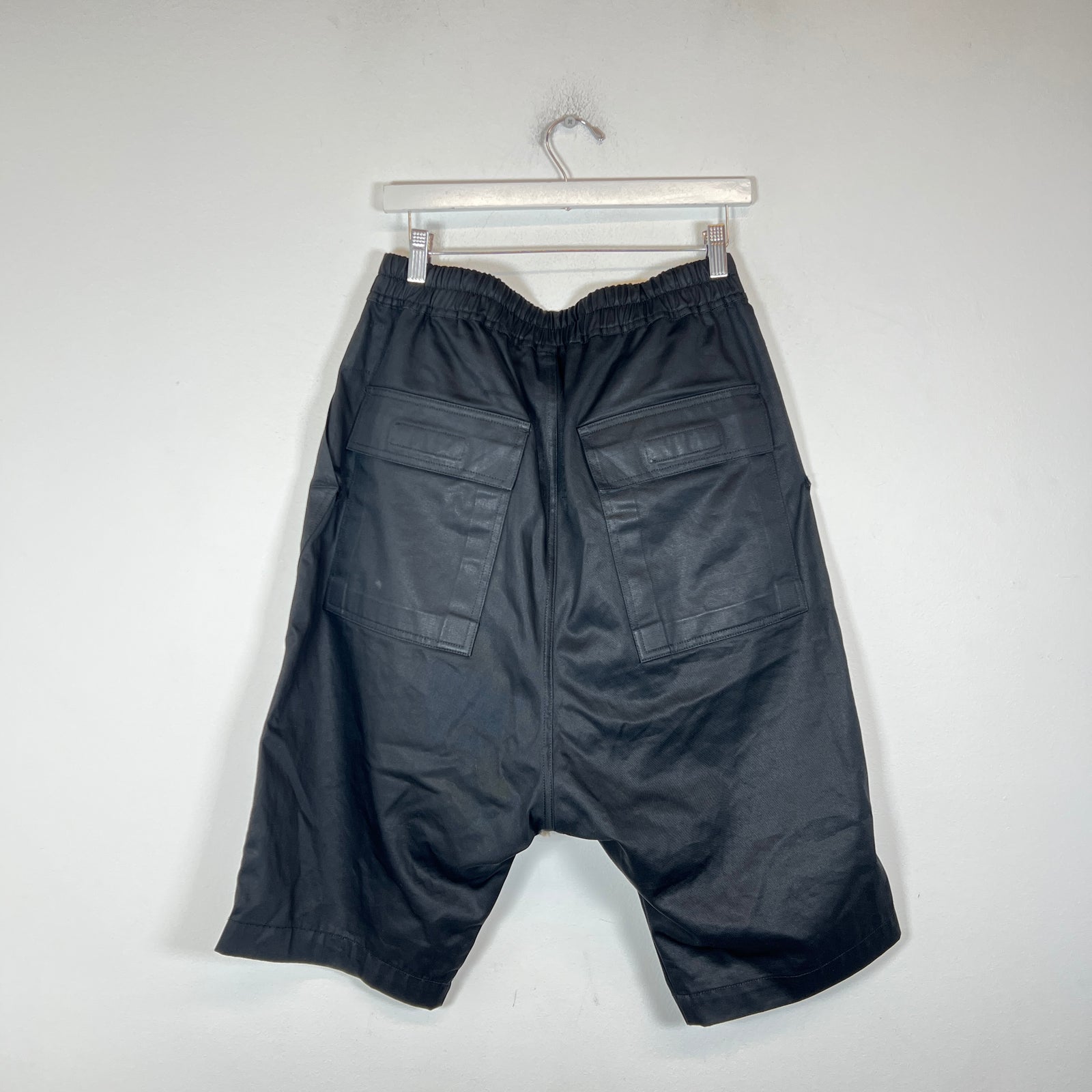 Rick Owens DRKSHDW Black Bela Pod Shorts Size M