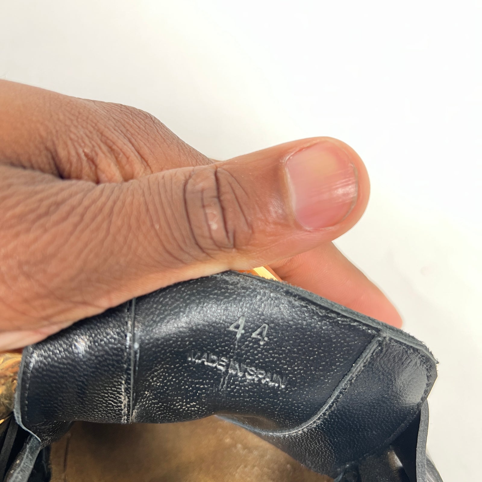 JW Anderson Black Chain Leather Loafer Size 44