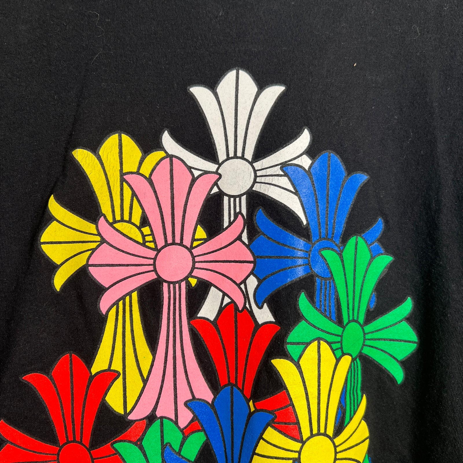 Chrome Hearts Multi Color Cross LS Size L