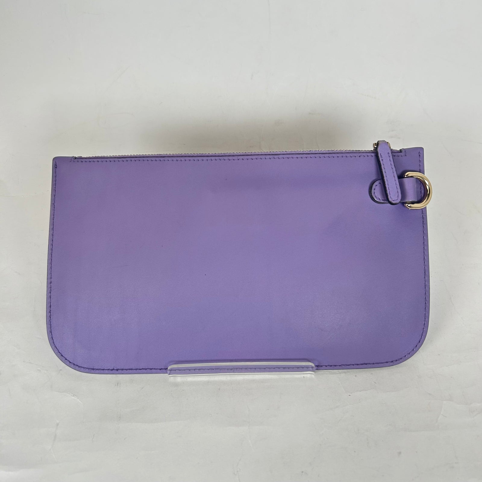 Gucci Purple Leather Clutch Bag