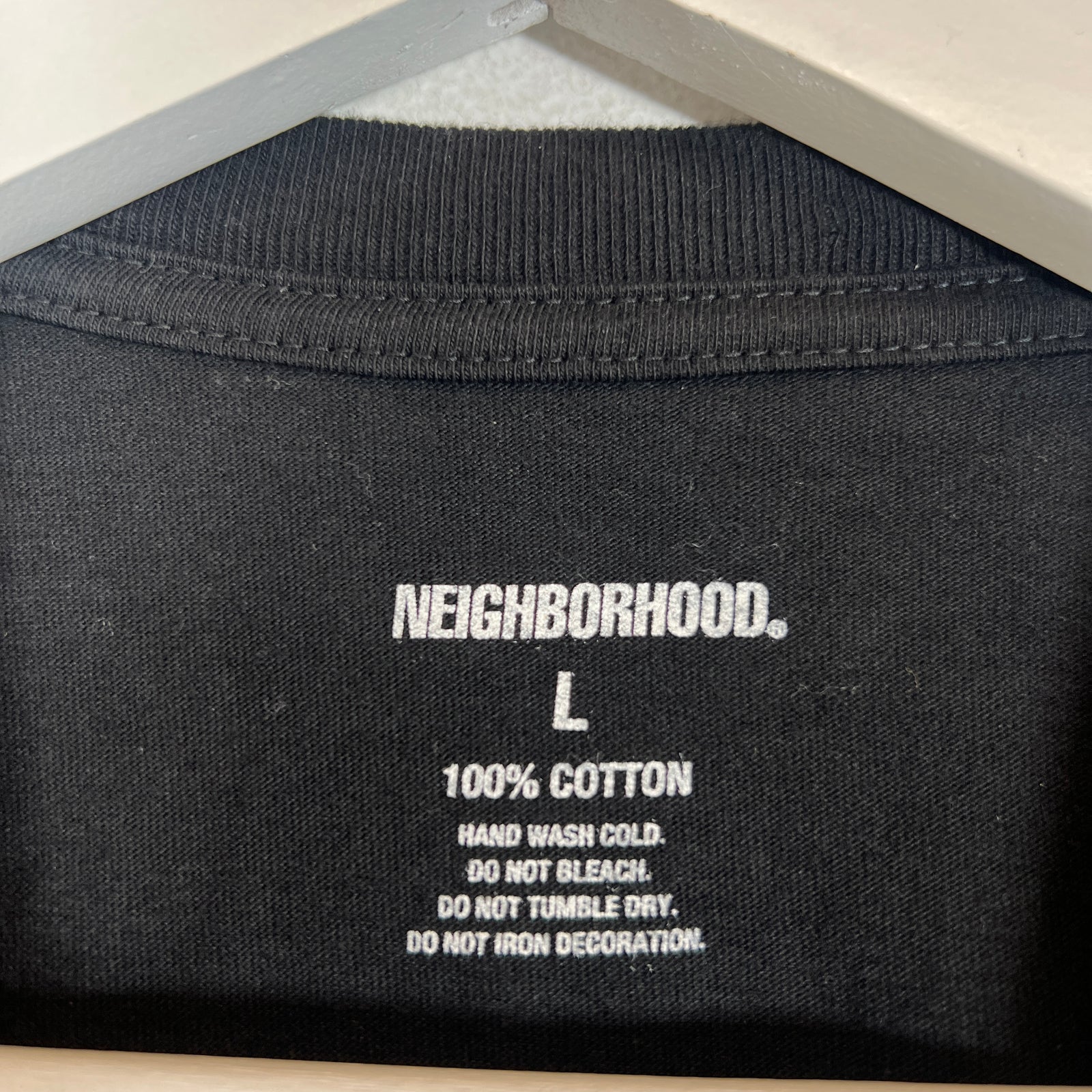 Neighborhood Black Pirate Logo Longsleeve Size L