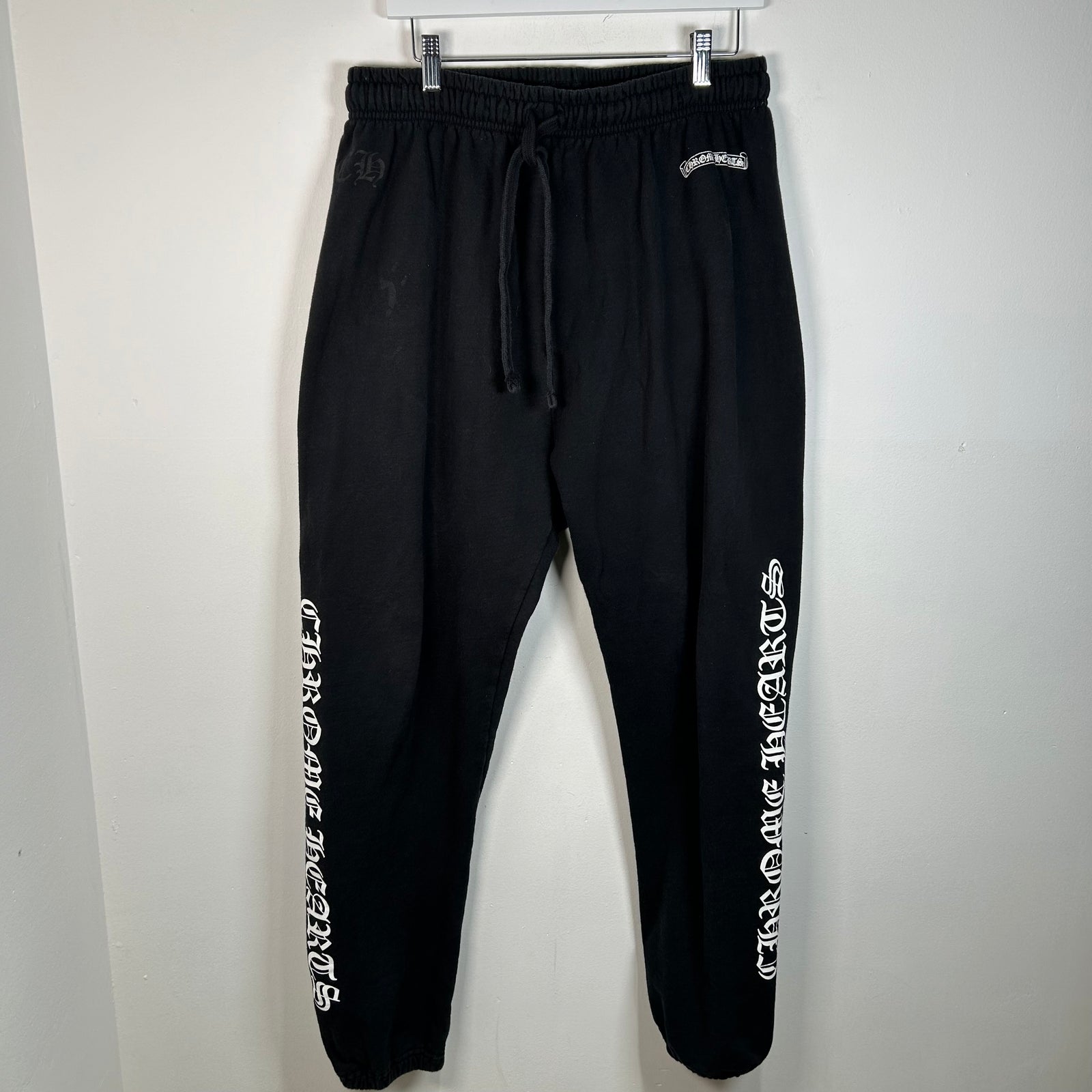 Chrome Hearts Spell-Out Logo Sweatpants Size XL