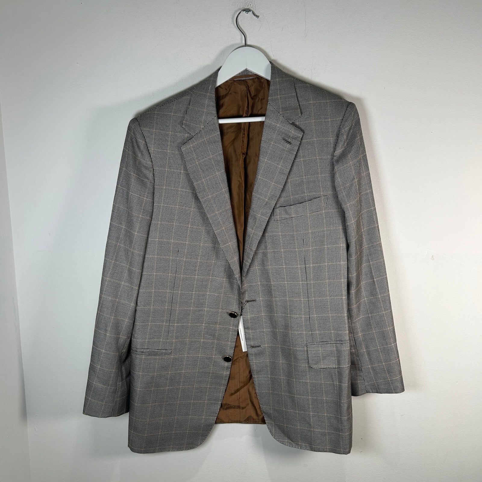 Brioni Houndstooth Blazer Size L