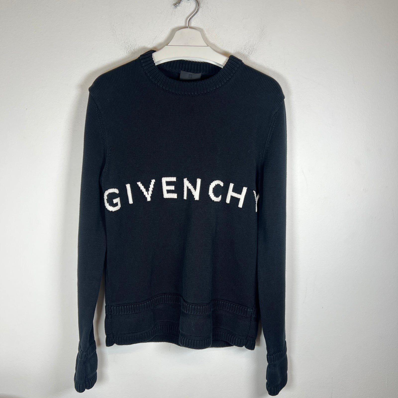 Givenchy Black 4G Knit Sweater Size M