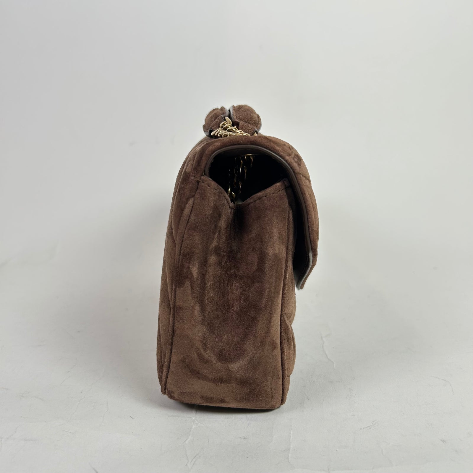 Saint Laurent Small Matelasse LouLou Suede Bag