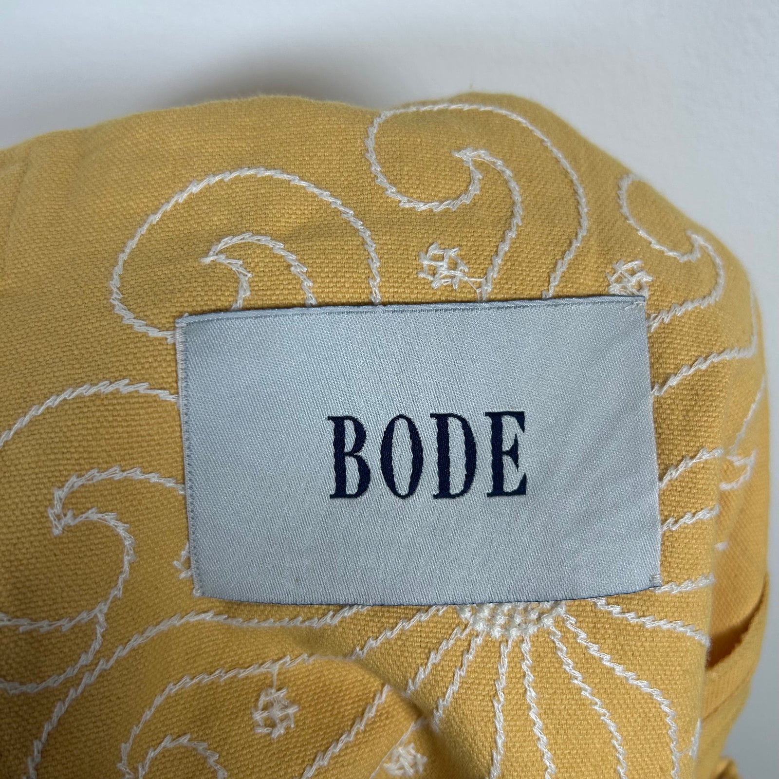 Bode Yellow Soleil Shorts Size L