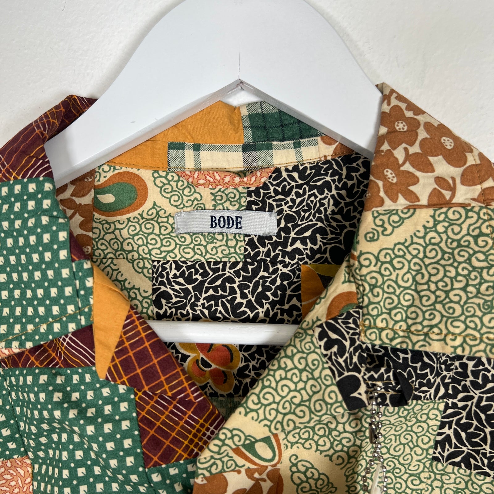 Bode Patchwork Pattern Shirt Size S