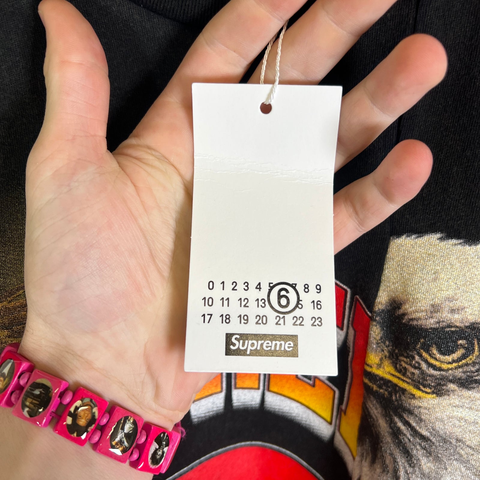 Supreme x MM6 Masion Margiela Split Logo T-Shirt