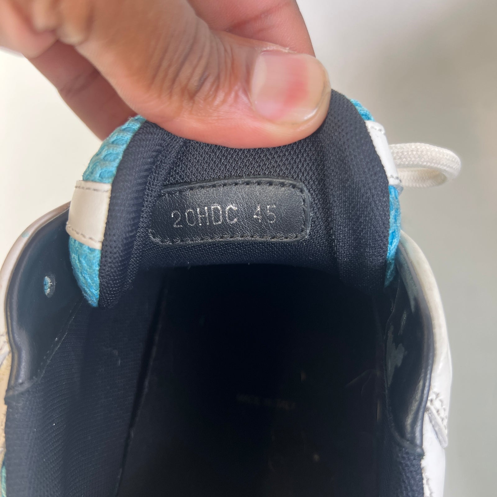 Dior B22 White/Light Blue Size 45