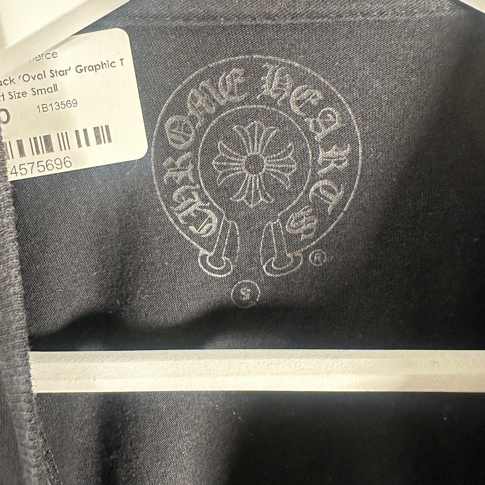 Chrome Hearts Black 'Oval Star' Graphic T-Shirt Size S
