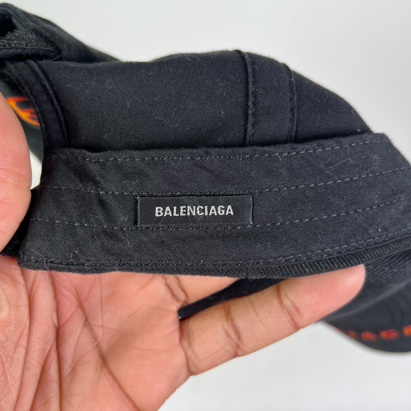 Balenciaga Burning Unity Logo Hat