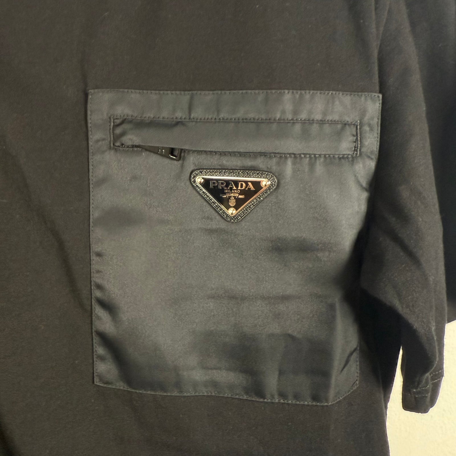 Prada Nylon Pocket Plaque Logo Size M