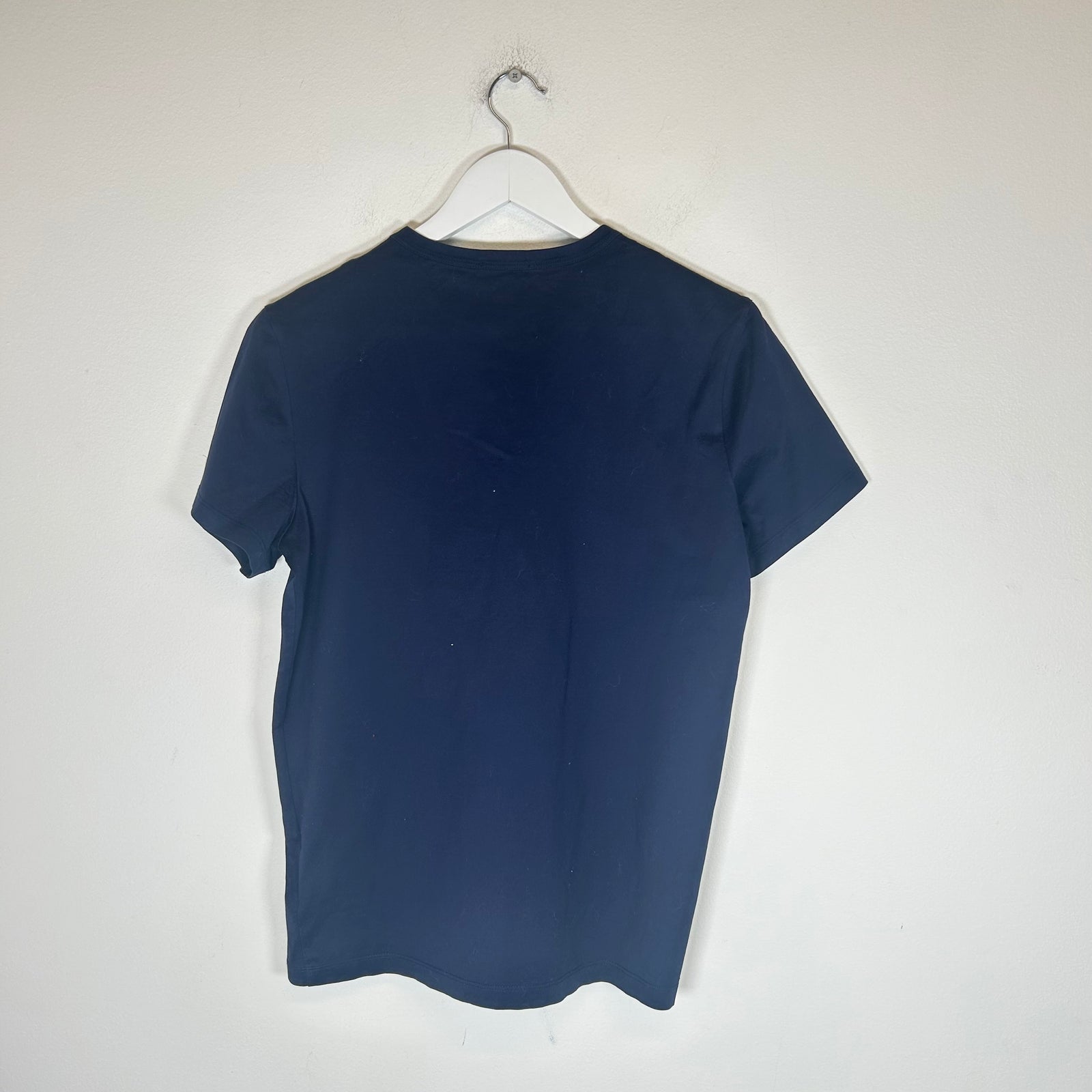 Moncler Navy Embroidered Maglia Tee Size M