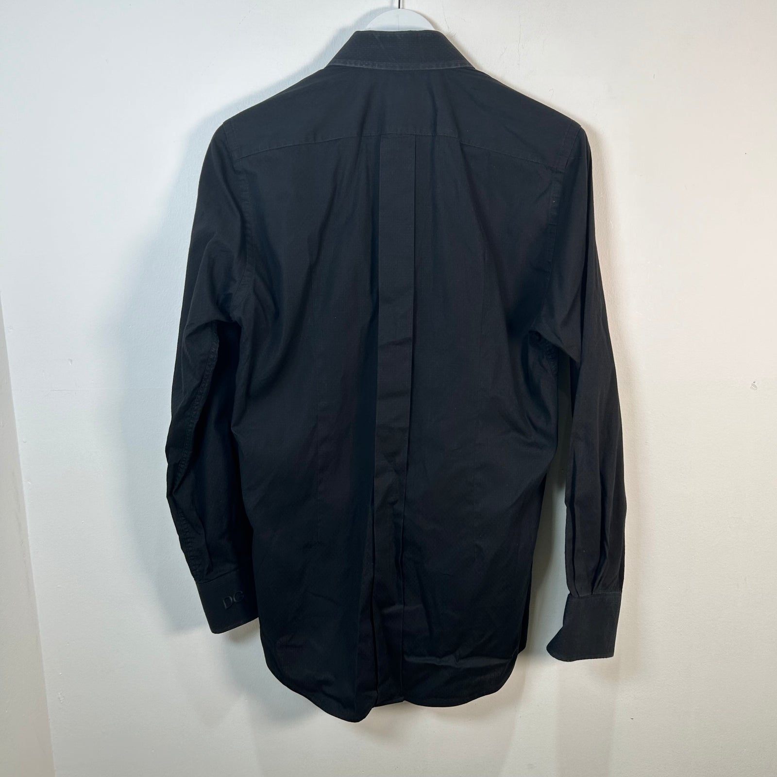 Dolce Gabbana Black Button Up Shirt Size 15/38