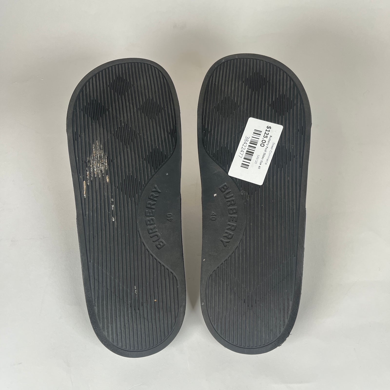 Burberry Pool Slides Size 40