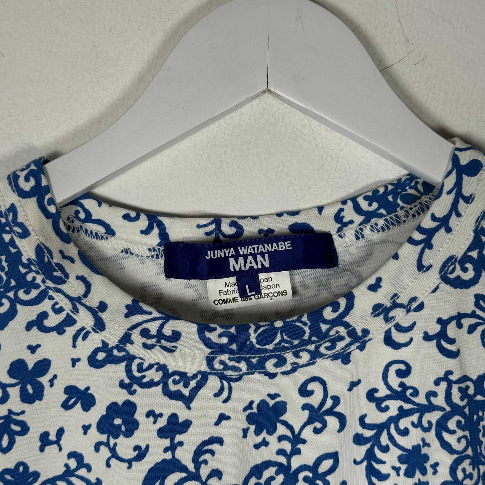 Junya Wanatabe Fine China Graphic T-Shirt Size L