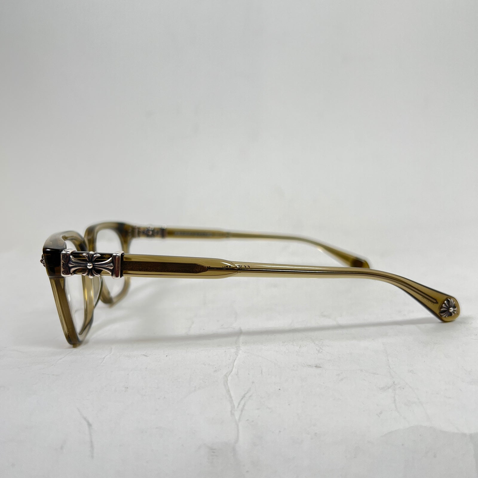 Chrome Hearts Army Green 'Cox Ucker' Glasses