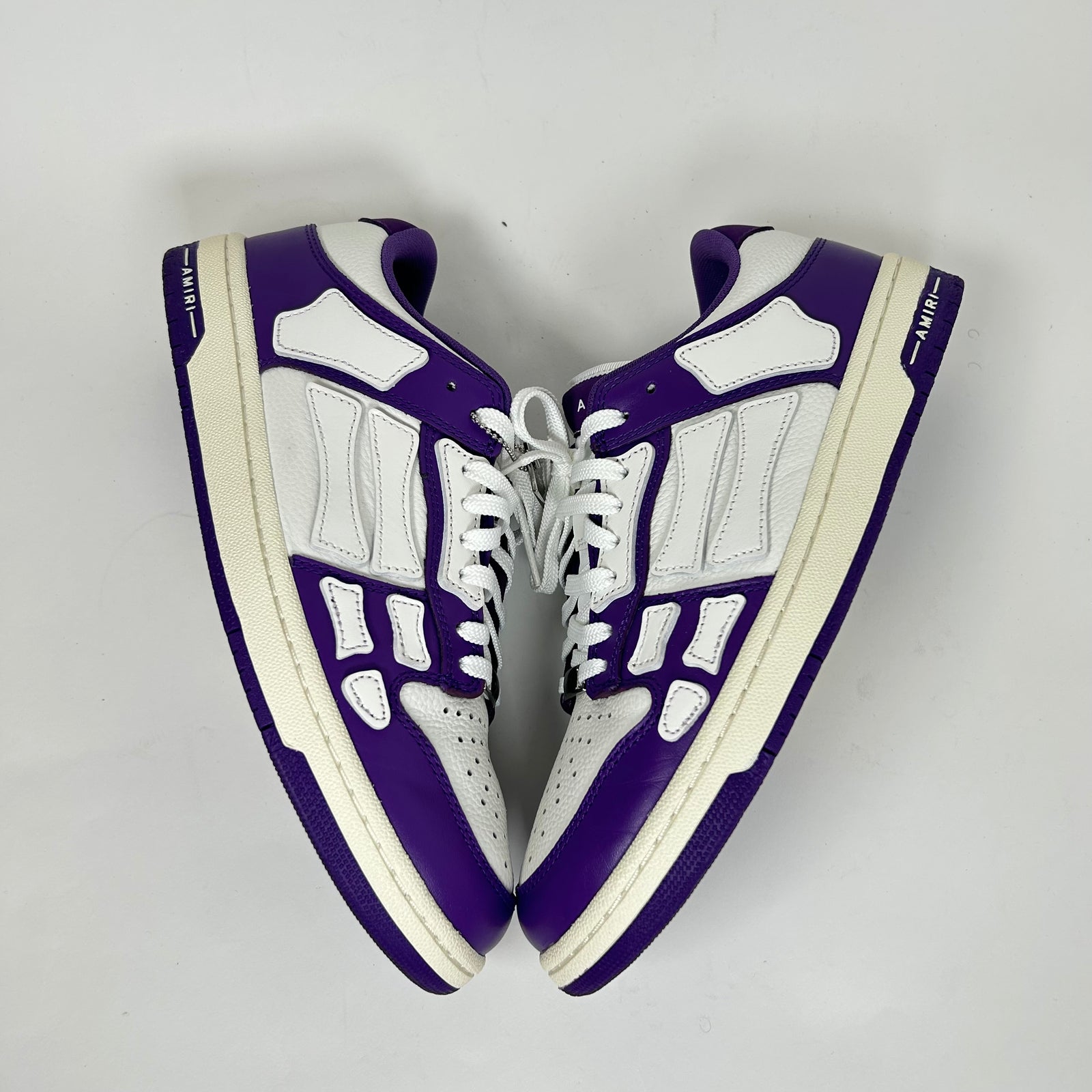 Amiri Purple Skel Low Top Sneaker Size 42